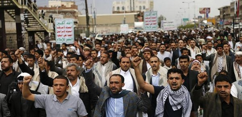 القوات اليمينة تفض اعتصامات للحوثيين بصنعاء