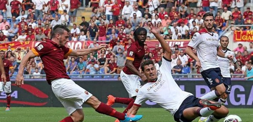 روما يهزم كالياري 2-0 في الدوري الإيطالي
