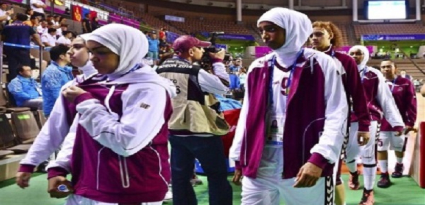 انسحاب منتخب قطر للسلة للسيدات من ألعاب آسيا بسبب الحجاب