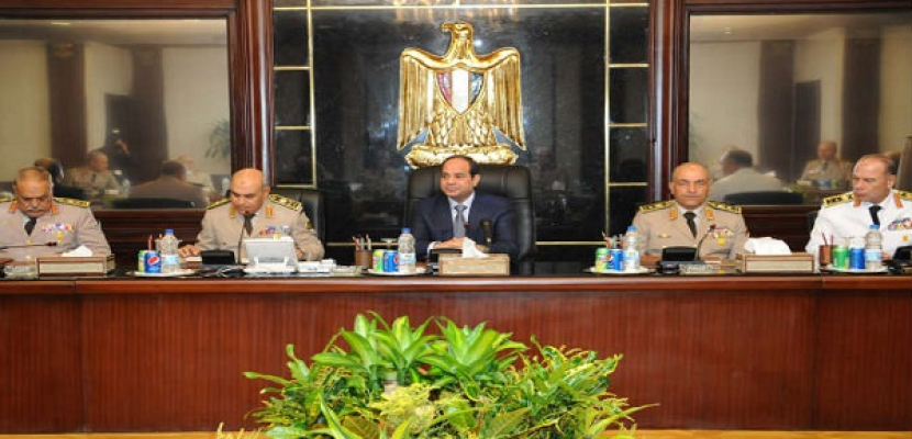 المجلس الأعلي للقوات المسلحة يؤكد عزمه استئصال الإرهاب من سيناء