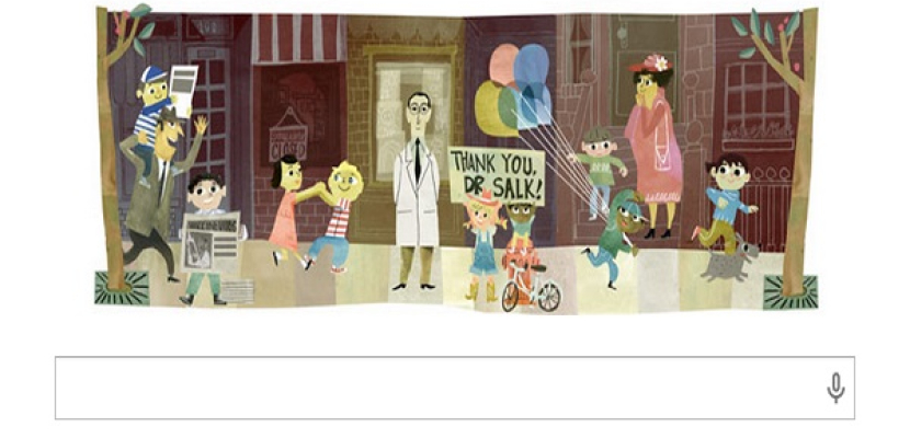 جوجل يحتفل بالذكرى الـ100 لميلاد مخترع لقاح شلل الأطفال