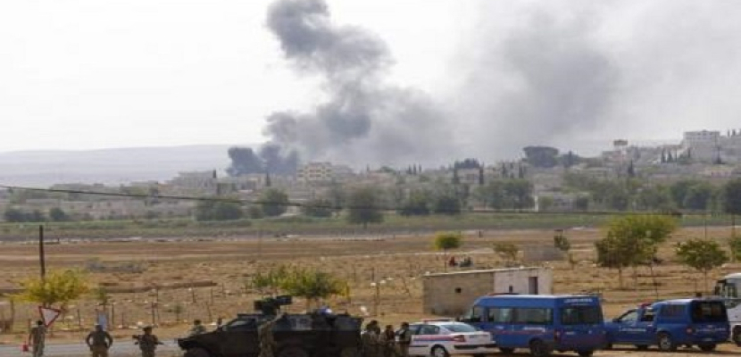 الطائرات الأمريكية تدمر إمدادات سقطت بالخطأ قرب مقاتلي “داعش” في كوباني