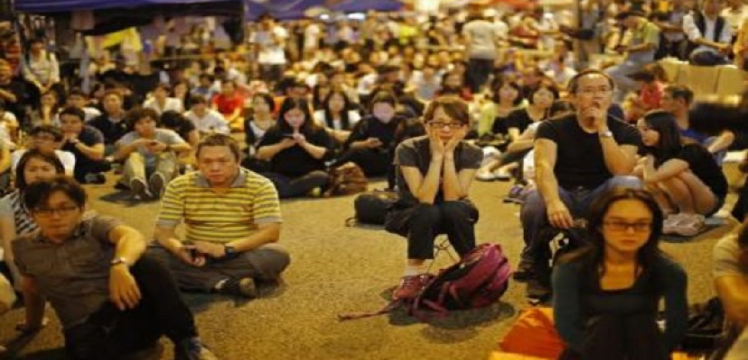 عودة الاحتجاجات المطالبة بالديمقراطية في هونج كونج دون أعمال عنف