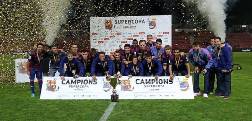 برشلونة يتوج بالنسخة الأولى من كأس السوبر الكاتالوني