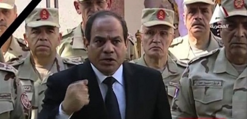 السيسى لقادة الجيش فى سيناء: حافظوا على أرواح الأبرياء