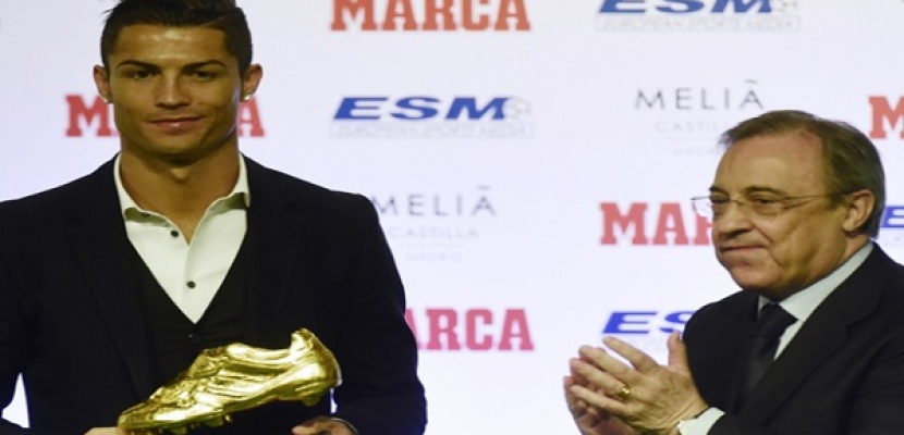 كريستيانو رونالدو يعلن عن اسباب فوزه بالحذاء الذهبي