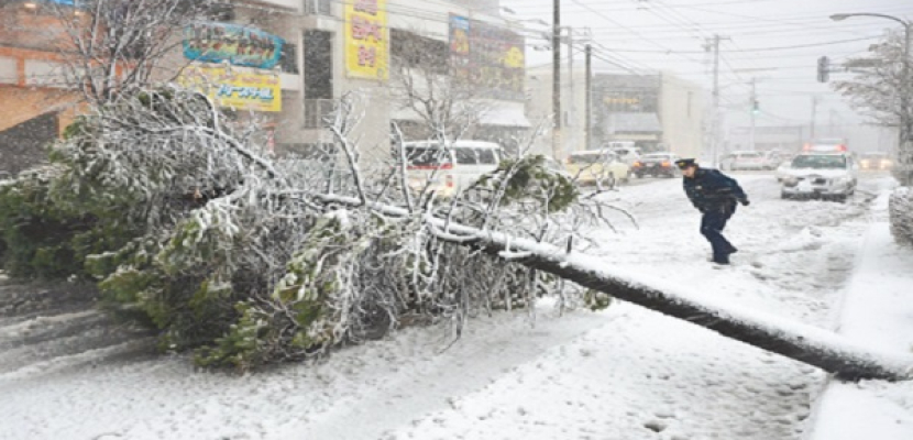 11 قتيلا على الاقل وعزل منازل بالكامل فى عواصف فى اليابان