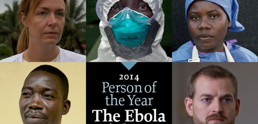 مجلة تايم الأمريكية تختار “محاربى الإيبولا” شخصية العام