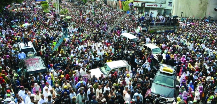 تظاهرات للمعارضة الباكستانية في لاهور للمطالبة باستقالة الحكومة