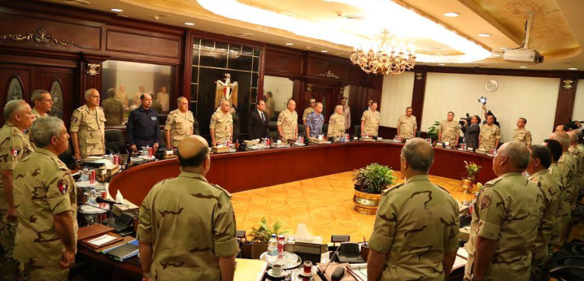 المجلس الأعلى للقوات المسلحة يقرر تكثيف الحملات الأمنية لملاحقة العناصر الإرهابية