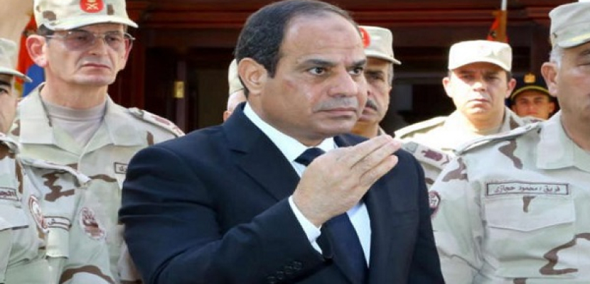 الرئيس السيسى يعود إلي القاهرة