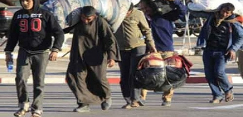 أمن مطروح: عودة وسفر 705 مصريين من وإلى ليبيا