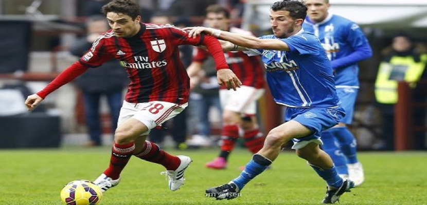 ميلان يتعادل مع إمبولي 1-1 في الدوري الايطالي