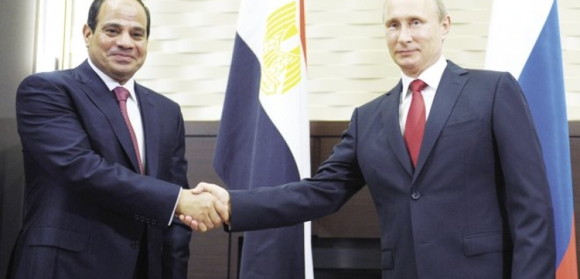 بدء القمة المصرية الروسية بين الرئيسين عبد الفتاح السيسي وفلاديمير بوتين