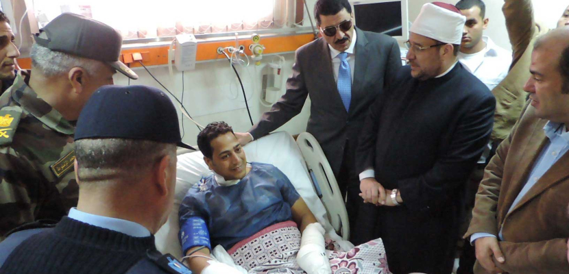 وزير الداخلية يأمر بعلاج خبير المفرقعات المصاب بالإسكندرية بالخارج