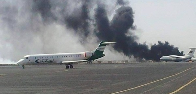 إغلاق مطار صنعاء حتى إشعار آخر بسبب القصف الجوي لمواقع الحوثيين وصالح