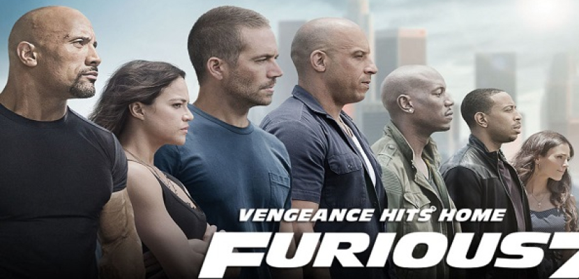 «fast and furious 7 » يواصل صدارة إيرادات السينما الأمريكية