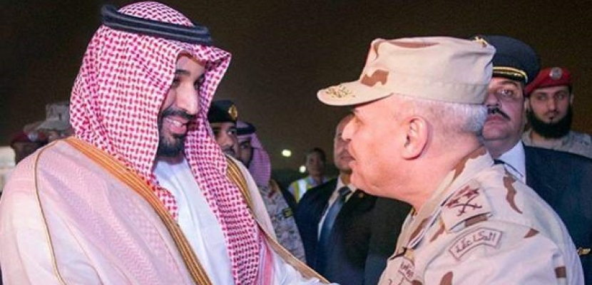 وزير الدفاع السعودي خلال لقائه صبحي: مصر القوة الرئيسية في استقرار المنطقة