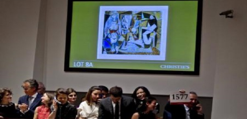 لوحة لبيكاسو تحطم الرقم القياسي للمزادات بعد بيعها بـ179.4 مليون دولار