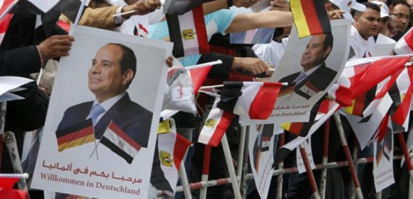 وقفات الجاليات المصرية في برلين لتأييد السيسي
