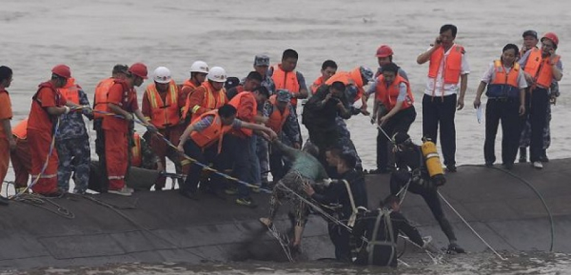 ارتفاع عدد ضحايا غرق سفينة صينية إلى 65 شخصا
