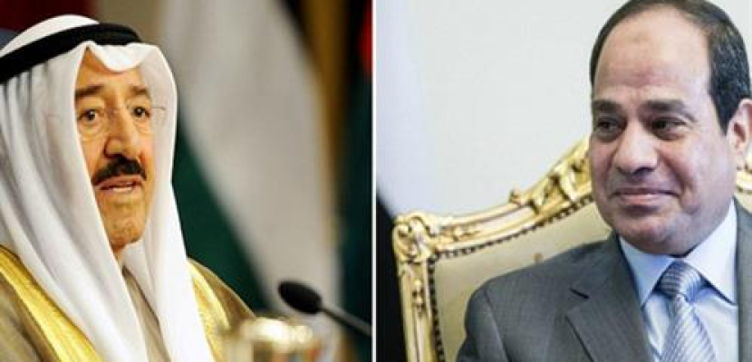 أمير الكويت يبعث برقية عزاء للرئيس السيسي في ضحايا الهجوم الإرهابي على كنيسة حلوان
