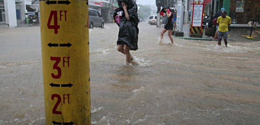 أمطار غزيرة ورياح قوية تضرب الفلبين جراء إعصار ماليكسى