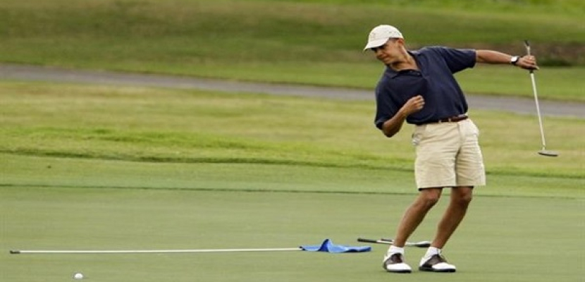 أوباما يكسر حاجة ال( 110 ساعة ) جولف أثناء عطلة عيد الاستقلال