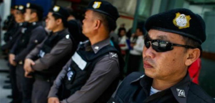 الشرطة التايلاندية تكافيء نفسها بعد القبض على المشتبه به فى تفجير بانكوك
