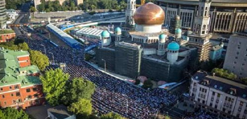 افتتاح المسجد الكبير فى موسكو عشية عيد الأضحى المبارك
