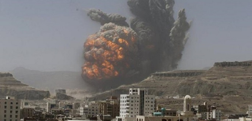 مقتل 40 فى ضربات جوية للتحالف العربى شمال شرقي صنعاء‭ ‬باليمن
