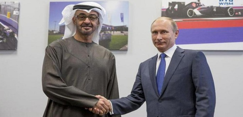 الرئيس الروسي وولي عهد أبو ظبي يبحثان الأزمة السورية