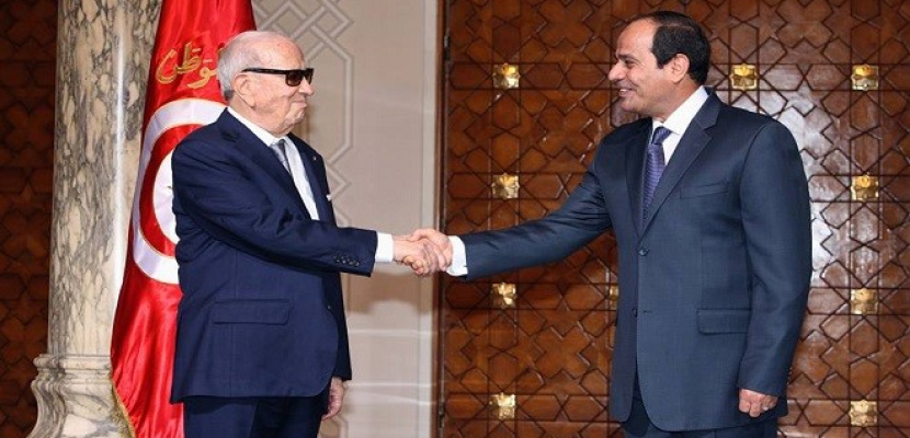 مؤتمر صحفي مشترك بين الرئيس السيسي والرئيس التونسي السبسي | 4-10-2015