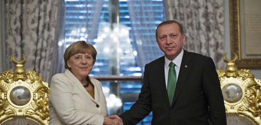 اردوغان: بحثت مع ميركل الحاجة “للتحرك المشترك ضد المنظمات الإرهابية”