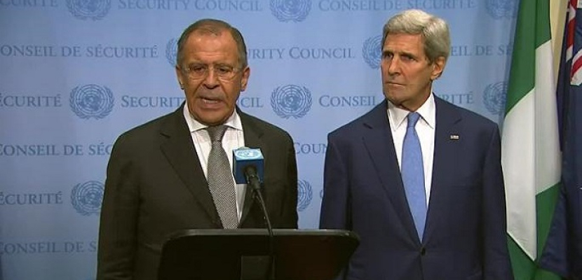 موسكو: لافروف وكيري بحثا الأزمة السورية وفرص التوصل لحل سياسي