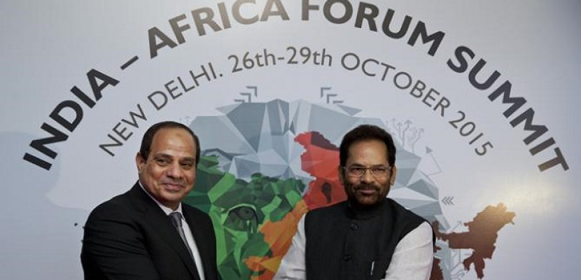 السيسي يبحث مع الرئيس الهندي تعزيز العلاقات الثنائية بين البلدين