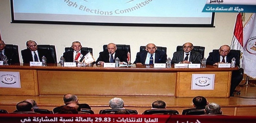 بالفيديو.. اللجنة العليا: نسبة التصويت 29.83% والإعادة في 99 دائرة فردي