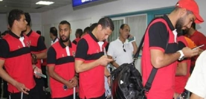 بعثة الأهلي تغادر للإمارات استعدادا لاستئناف مباريات الدوري المصري