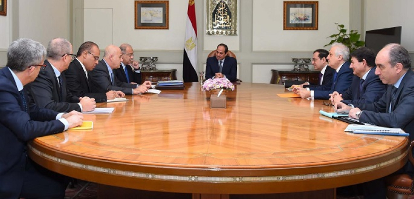 السيسي: العلاقات المتميزة بين مصر وإيطاليا تعزز استثمارات شركة “إينى” في مصر