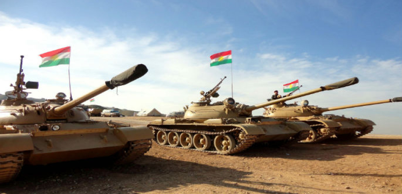 البشمركة الكردية تصد هجوم لداعش شرق سنجار .. وتقتل 60 إرهابياً