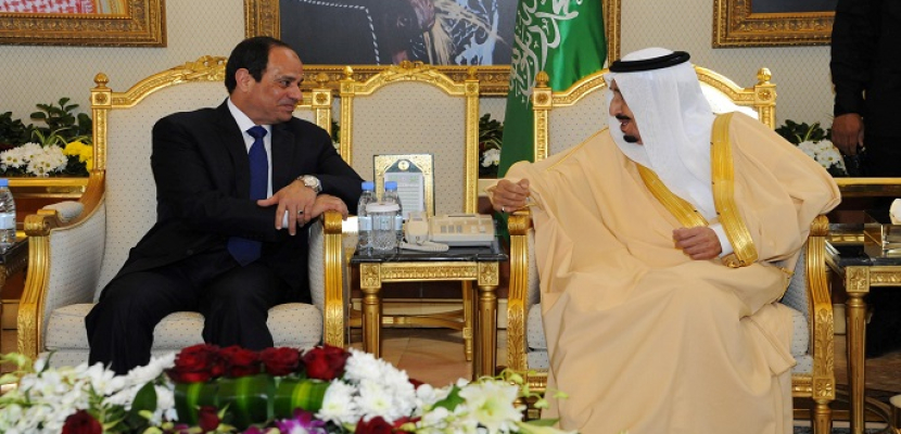الرئيس السيسي يهنئ العاهل السعودي وولي العهد بمناسبة اليوم الوطني للمملكة
