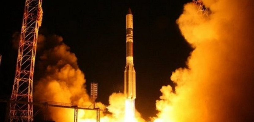 إطلاق صاروخ بروتون روسي حاملا جزءا من قمر صناعي أوروبي