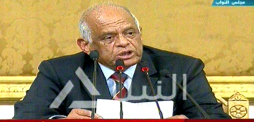 انتخاب د/علي عبدالعال رئيساً لمجلس النواب 10-01-2016