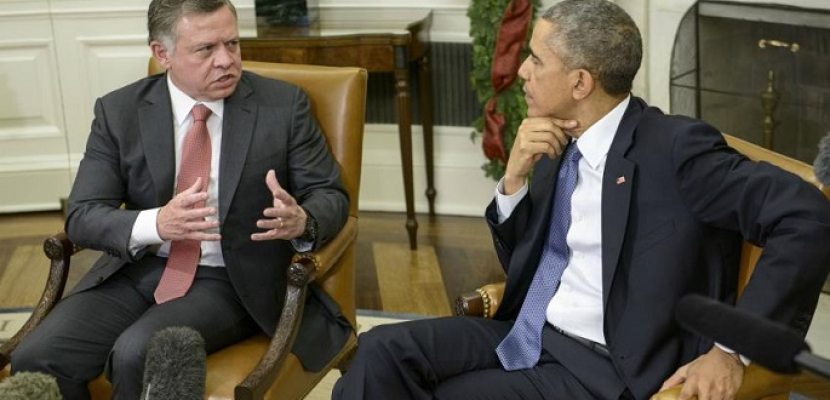 أوباما يبحث مع العاهل الأردني الأزمة السورية ومحاربة داعش