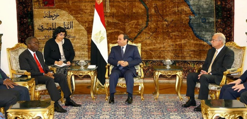 السيسي يؤكد حرص مصر على دعم التنمية بالكونغو