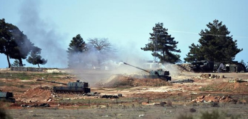 الجيش التركي يقصف مواقع لوحدات حماية الشعب الكردية بسوريا