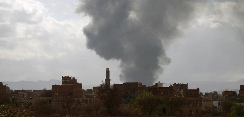 طائرات التحالف العربي تقصف مواقع للحوثيين في صنعاء وعمران