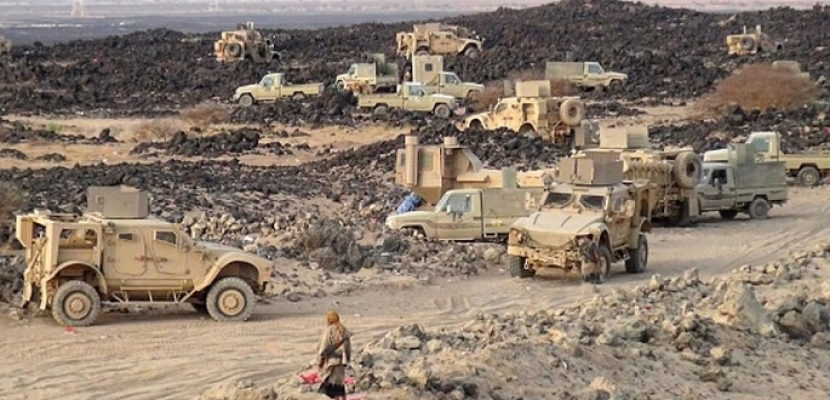 القوات اليمنية تسيطر علي الخط الدولي بين صعدة والبقع