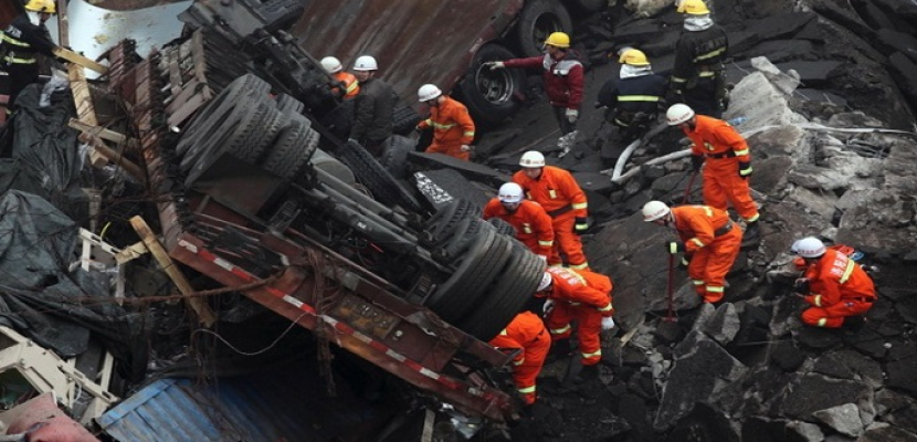 مقتل 5 أشخاص وإصابة 20 آخرين في انفجار شاحنة على طريق سريع وسط الصين