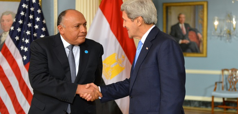 توافق أمريكى مصرى على الحلول السلمية لمشاكل المنطقة